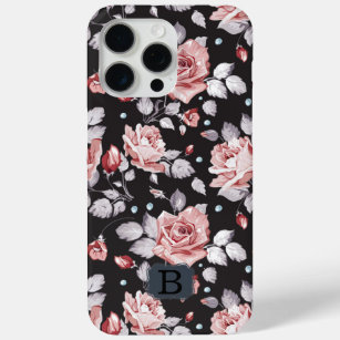 Vintag rosa florales Muster iPhone 15 Pro Max Fall Case-Mate iPhone Hülle