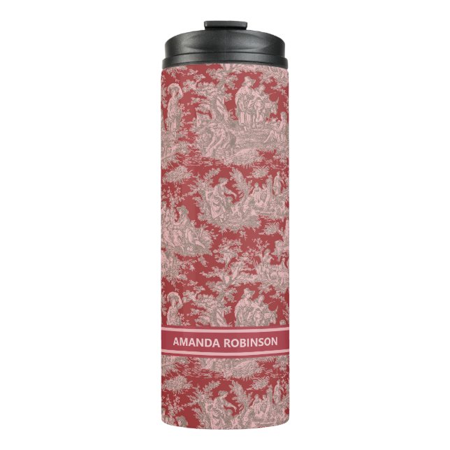 Vintag rosa Joule Thermosbecher (Vorderseite)