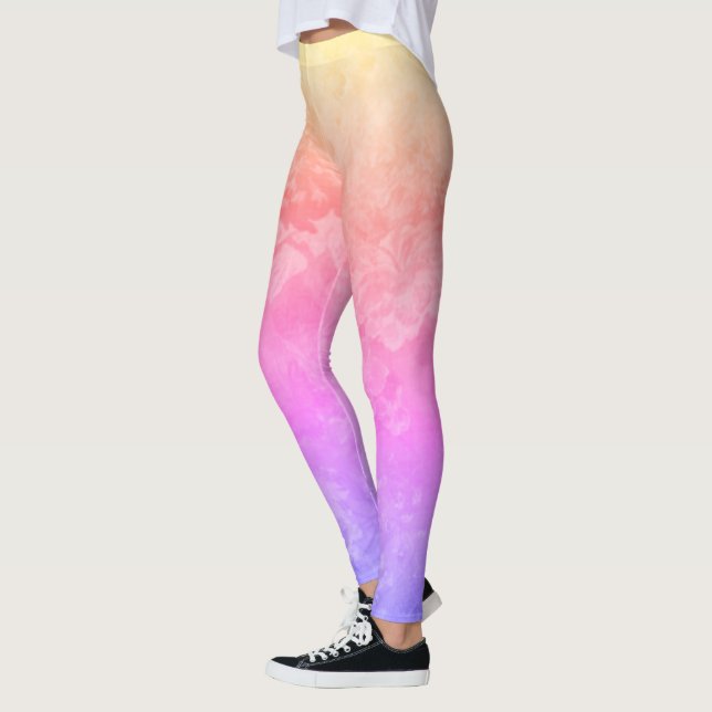 Vintag rosa Regenbogendesign Leggings (Links)
