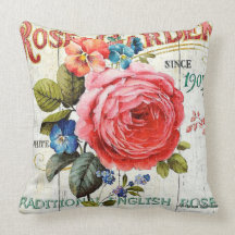 Vintag rosa Rosa Zuhause Bürokissen