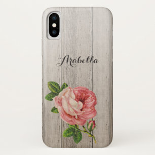 Vintag rosa Rose aus rustikalem, wetterfestem Holz title_seo2