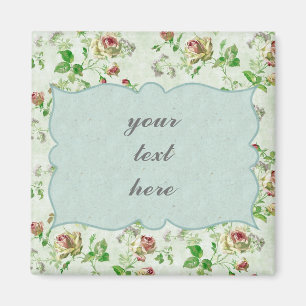 Vintag Rosa Rose Magnet