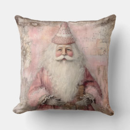 Vintag rosa Santa Kissen
