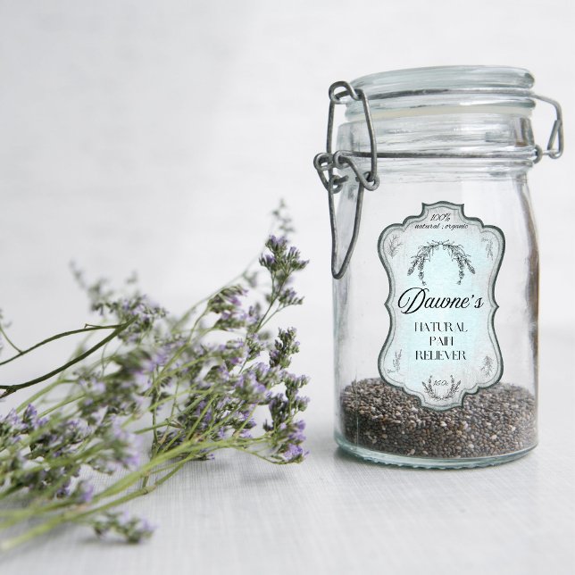 Vintag Rosemary Antique Jar Flasche Aufkleber (Von Creator hochgeladen)