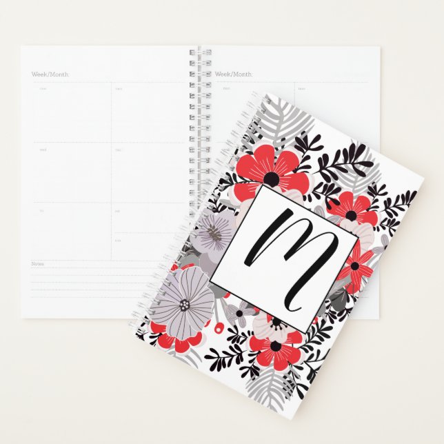 Vintag Rotes Rosa und Lavendel Planer (Anzeige)