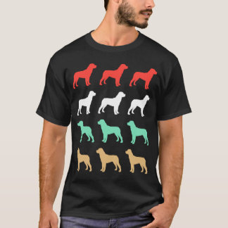 Vintag Rottweiler Hund Retro T-Shirt