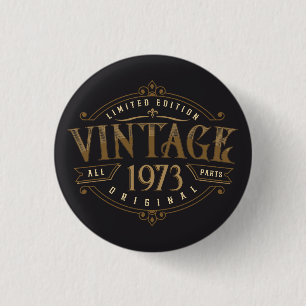 Vintag Rustikal 1973 Button