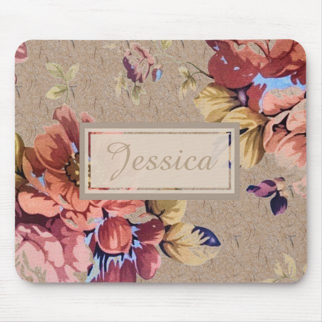 Vintag Rustikal Personalisiert Mousepad (Vorne)