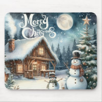 Vintag/rustikal/Schneemann/Weihnachten