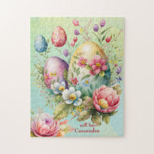 Vintag Rustikales Shabby Blue Pastel Easter Eggs B