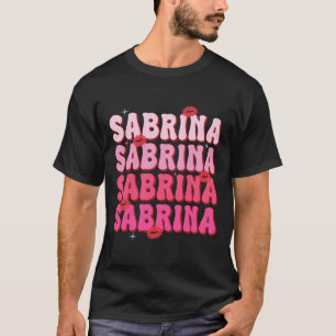 Vintag Sabrina Personalisiert Name I Liebe Sabrina T-Shirt