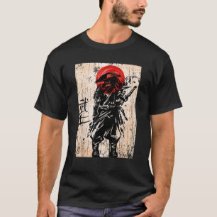Vintag Samurai Warrior Bushido Code Japanischer Sc T-Shirt