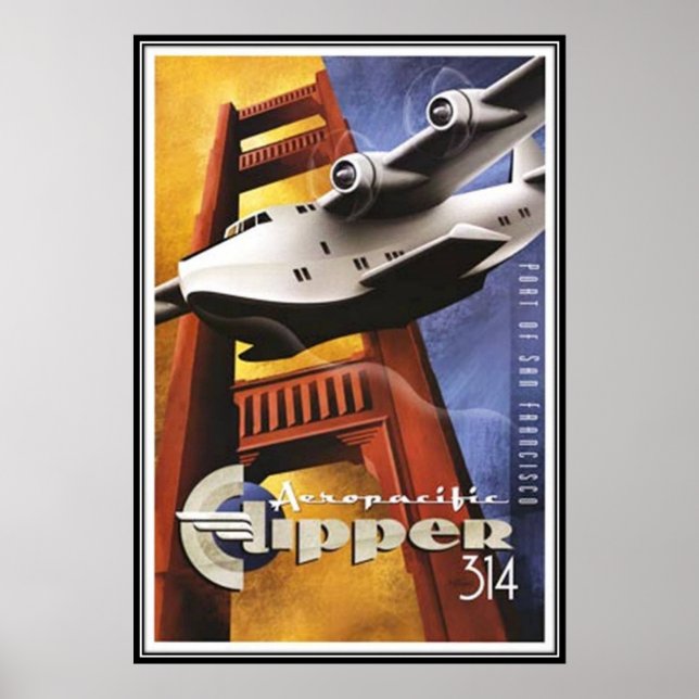 Vintag San Francisco, USA - Poster (Vorne)