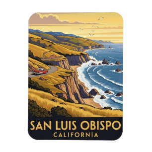 Vintag San Luis Obispo Magnet