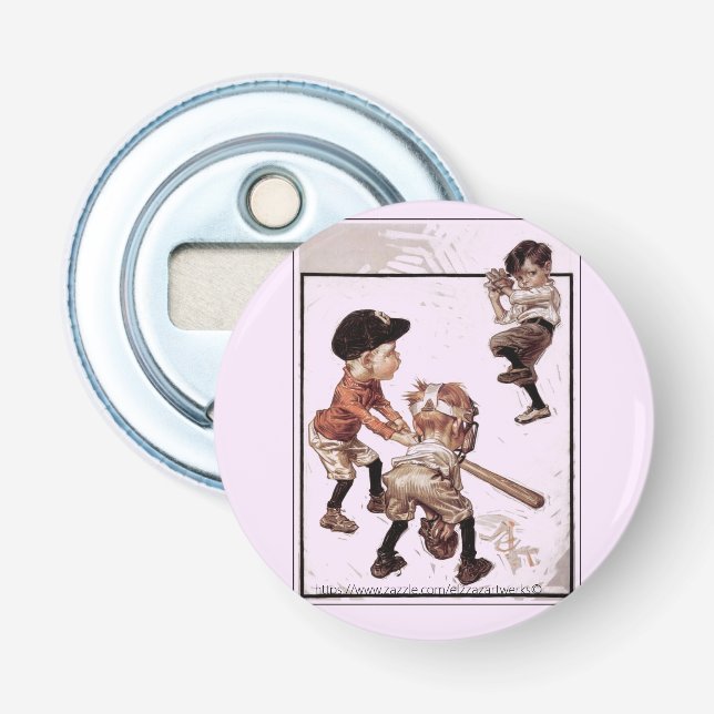 "Vintag Sandlot Baseball" Flaschenöffner (Vorderseite)