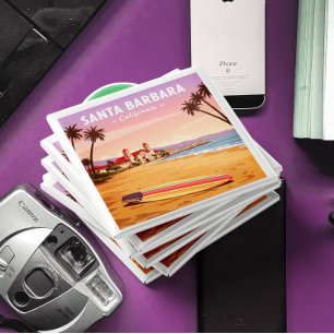 Vintag Santa Barbara California Magnet