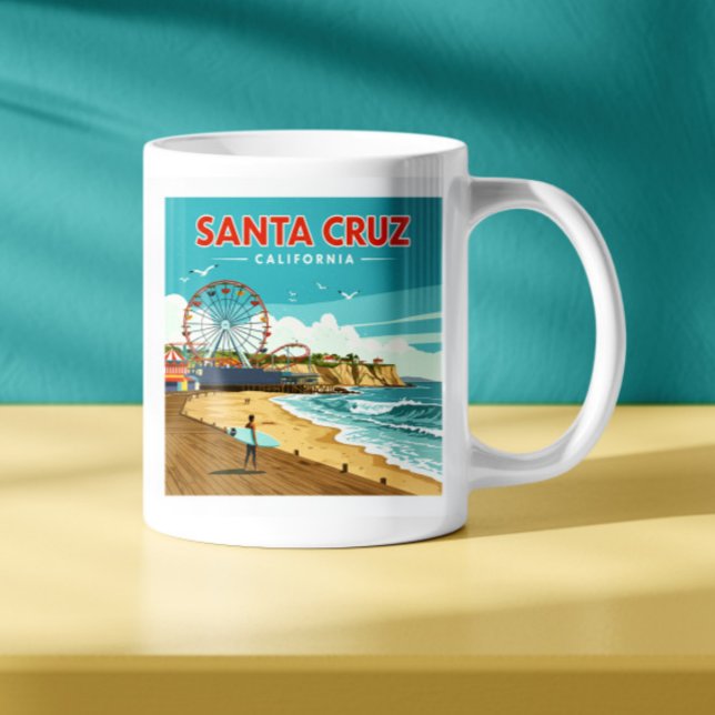 Vintag Santa Cruz Kalifornien Kaffeetasse (Von Creator hochgeladen)