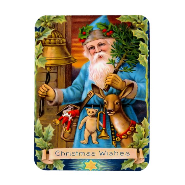 Vintag Santa Flex Magnet (Vertikal)