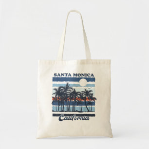 Vintag Santa Monica California Beach Souvenirs Tr Tragetasche