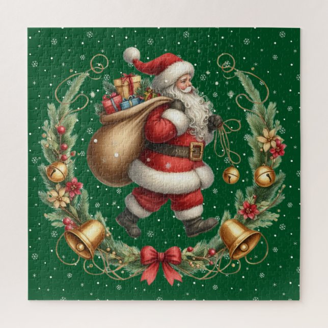 Vintag Santa Puzzle (Vertikal)