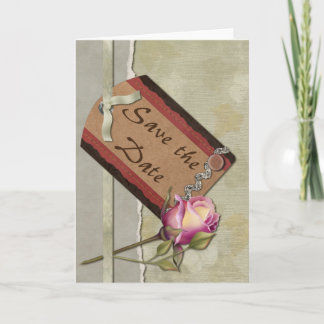 Vintag Save the Date Ankündigung