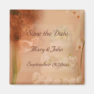 Vintag Save the Date Magnet