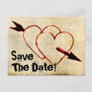 Vintag Save the Date! Postkarten