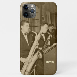 Vintag Saxophon Big Band Personal Case-Mate iPhone Hülle