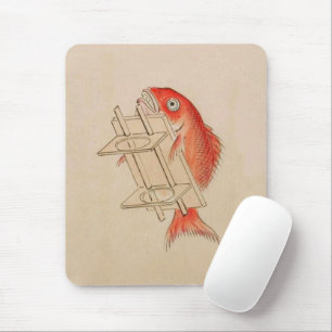 Vintag Sea Bream Yokai Mousepad