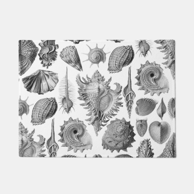 Vintag Seashells Fußmatte (Vorderseite)