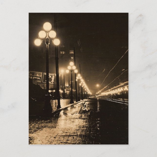 Vintag Seattle Postkarte (Vorderseite)