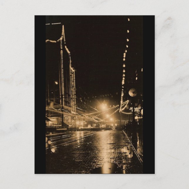 Vintag Seattle Postkarte (Vorderseite)