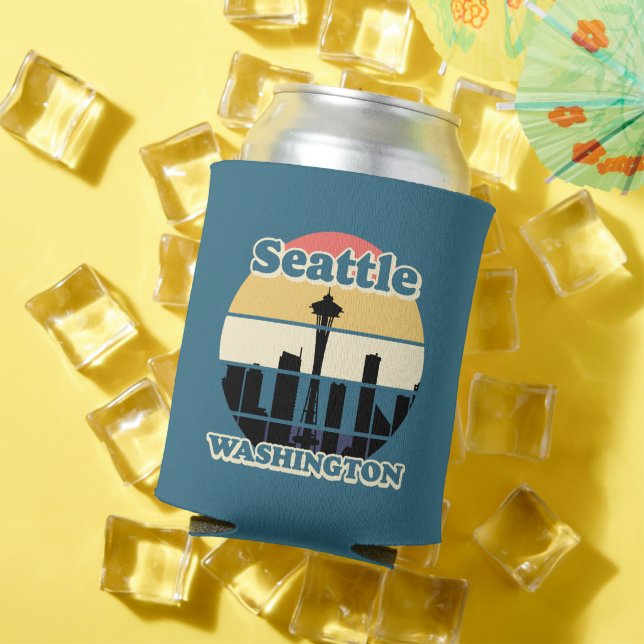 Vintag Seattle Washington Dosenkühler (In Situ Sommer)