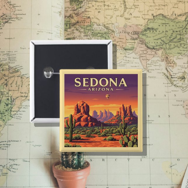 Vintag Sedona Arizona Button (Von Creator hochgeladen)