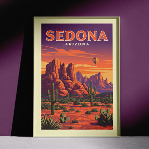 Vintag Sedona Arizona Poster
