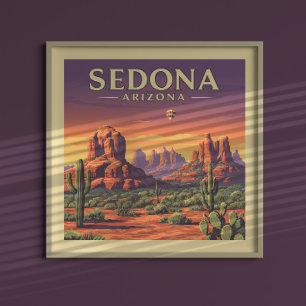 Vintag Sedona Arizona Poster