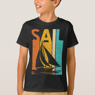 Vintag Segelboot Crew Bootshauptboot T-Shirt
