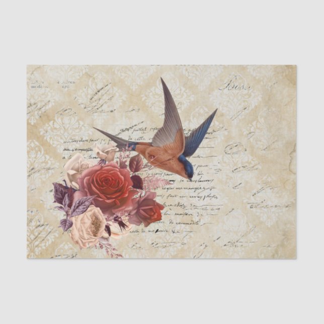 Vintag Seidenpapier (Vorderseite)