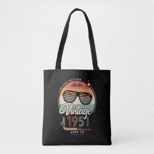 Vintag seit 1951 Totbeutel Tasche