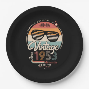 Vintag seit 1953 pappteller