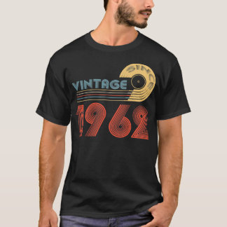 Vintag seit 1962 Geburtstagsgeschenk Retro Stil T-Shirt