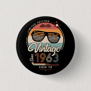 Vintag seit 1963 button