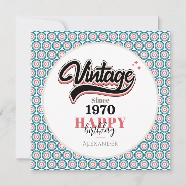 Vintag seit - 1970 (Vorderseite)