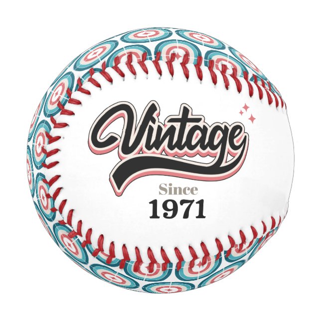 Vintag seit - 1971 baseball (Vorderseite Links)