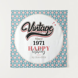 Vintag seit - 1971 wandteppich