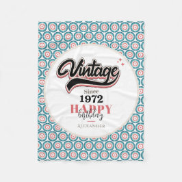 Vintag seit - 1972 fleecedecke