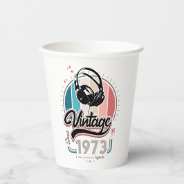Vintag seit 1973 pappbecher