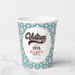 Vintag seit - 1974 pappbecher