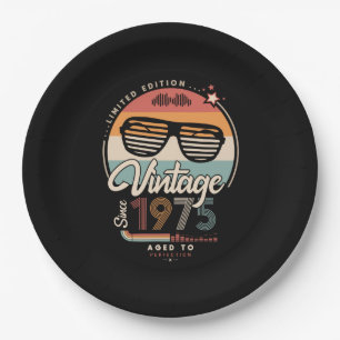 Vintag seit 1975 pappteller