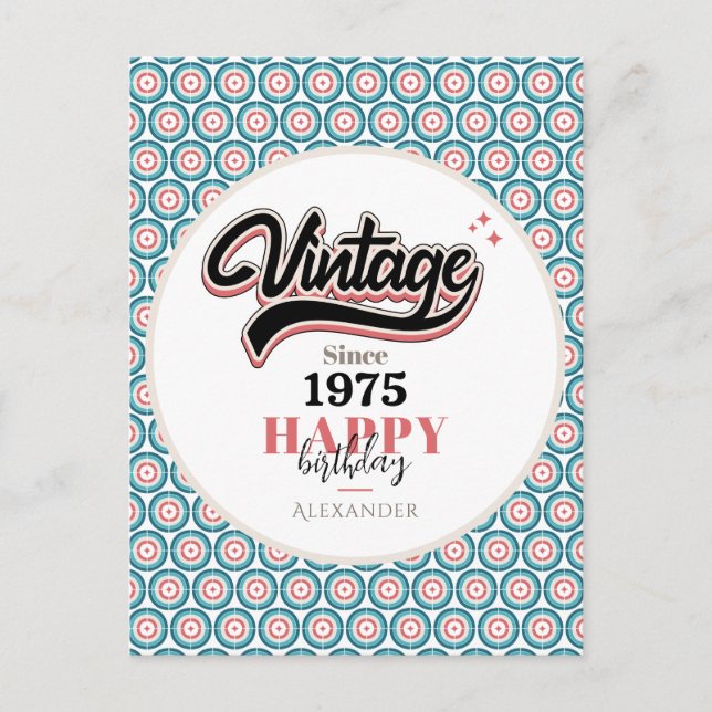 Vintag seit - 1975 postkarte (Vorderseite)